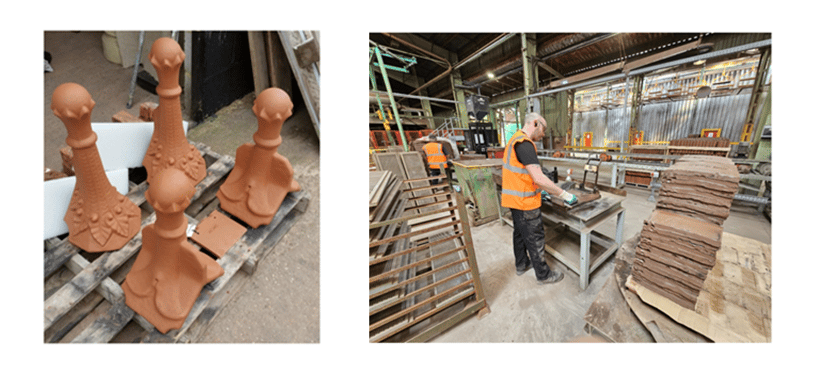 HCTa North Staffordshire visit Marley Keele Tiles - Supporting images