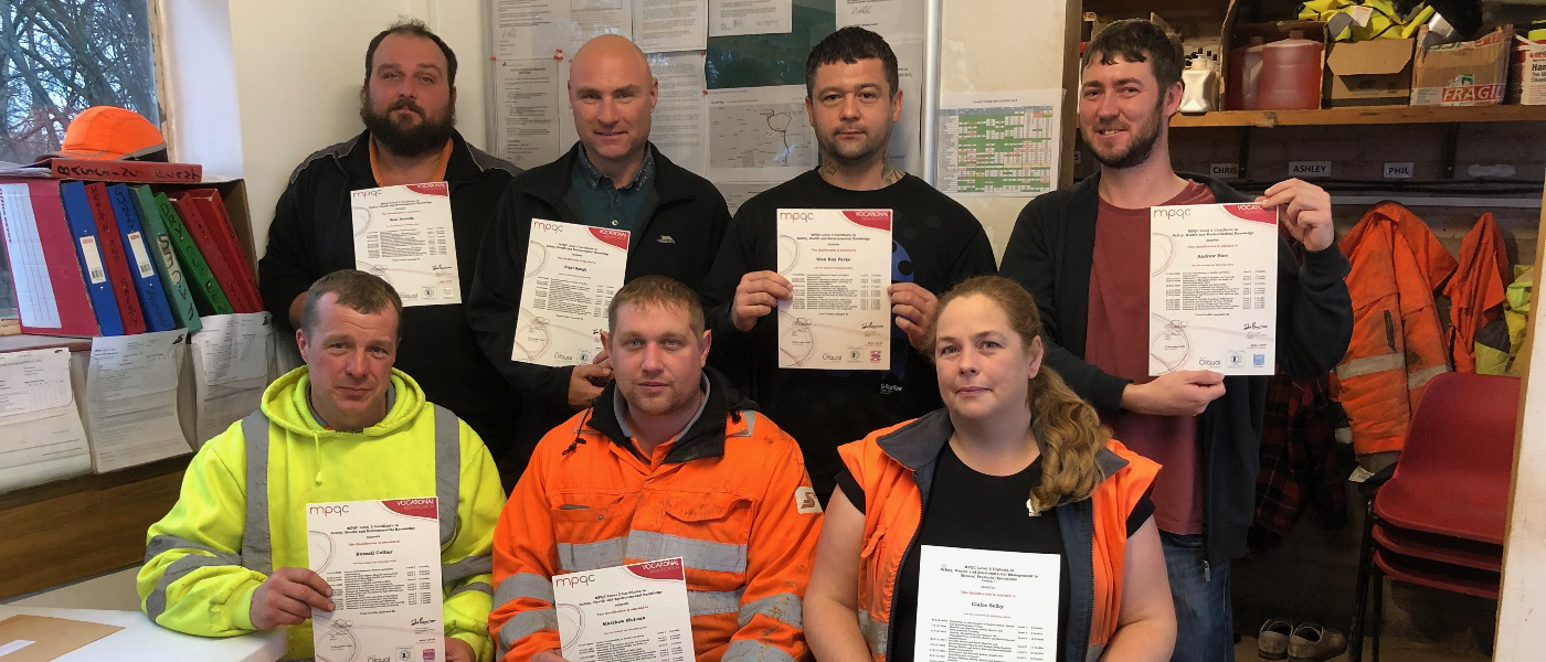 Salop Sand and Gravel L3 SHE Certificates